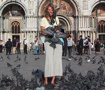 St Mark's Basilica with pigeons